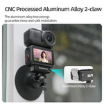 Adattatore con snodo sferico magnetico a sgancio rapido bidirezionale Sunnylife, supporto con ventosa girevole a 360° per DJI Osmo Nano / Action 6, For DJI Osmo Nano / Action 6