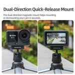 Adattatore con snodo sferico magnetico a sgancio rapido bidirezionale Sunnylife, supporto con ventosa girevole a 360° per DJI Osmo Nano / Action 6, For DJI Osmo Nano / Action 6
