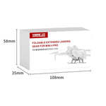 Per DJI Mini 4 Pro STARTRC Rack da addestramento per carrello di atterraggio rialzato pieghevole anti-caduta e anti-sporco, For DJI Mini 4 Pro