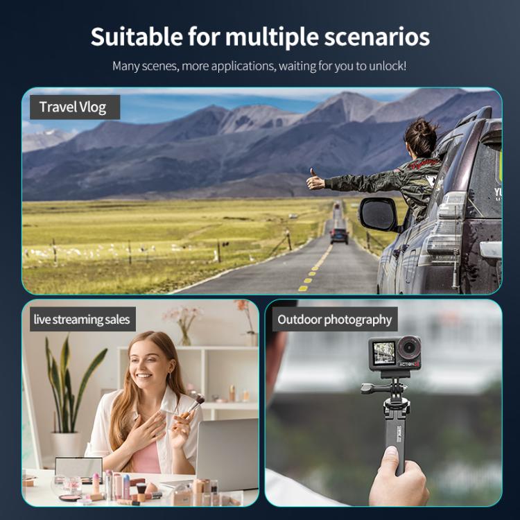 STARTRC Treppiede magnetico tascabile universale per fotocamere