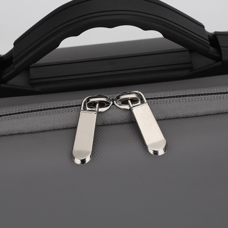 Custodia protettiva di sicurezza portatile in PU antiurto con texture a diamante per DJI Osmo Mobile 4, Grey