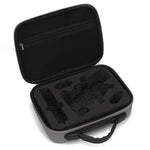 Custodia protettiva di sicurezza portatile in PU antiurto con texture a diamante per DJI Osmo Mobile 4, Grey