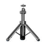 Treppiede da tavolo telescopico VT-12 con testa a sfera da 1/4" per selfie stick, compatibile con GoPro e action camera., VT-12
