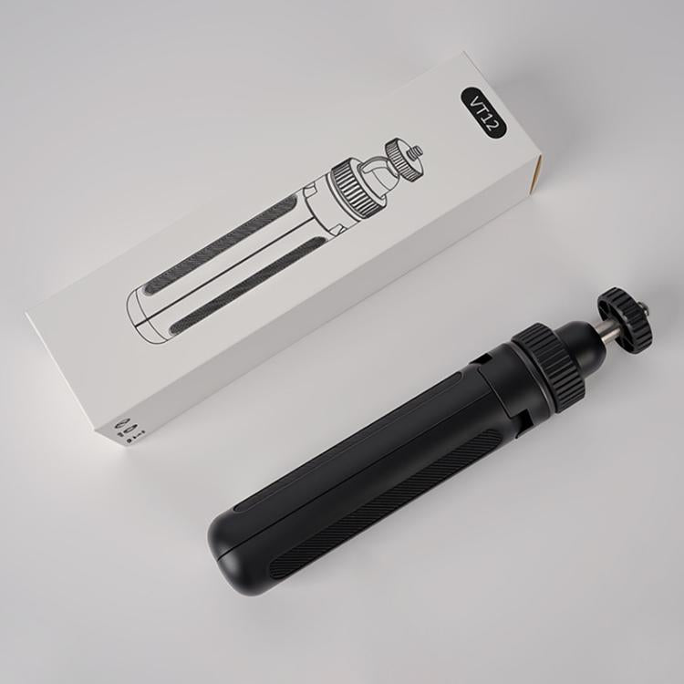 Treppiede da tavolo telescopico VT-12 con testa a sfera da 1/4" per selfie stick, compatibile con GoPro e action camera., VT-12