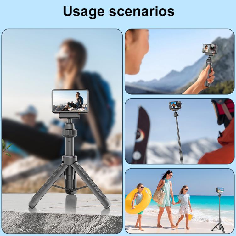 VT-09 Asta per selfie magnetica portatile, mini treppiede telescopico da tavolo per DJI Action 5 Pro / 4 / 3, VT-09
