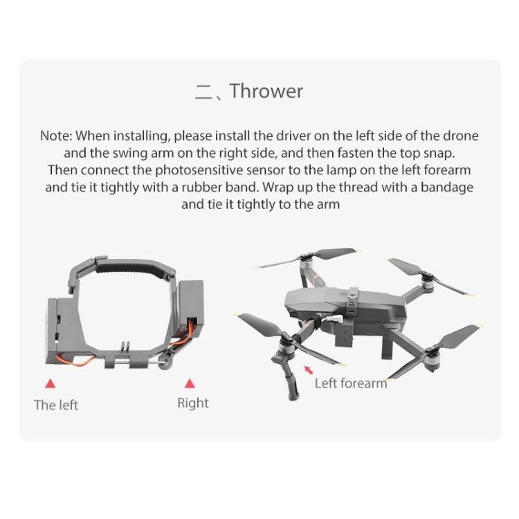 Lanciatore parabolico per DJI Mavic Pro