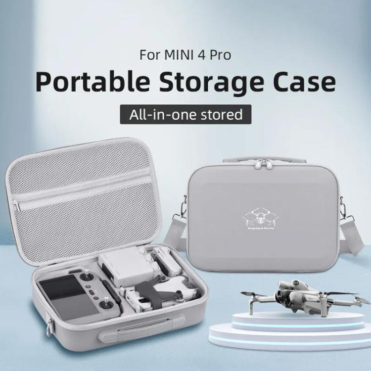 Borsa rigida per telecomando DJI Mini 4 Pro in pelle PU