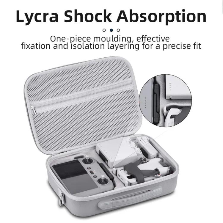 Borsa rigida per telecomando DJI Mini 4 Pro in pelle PU