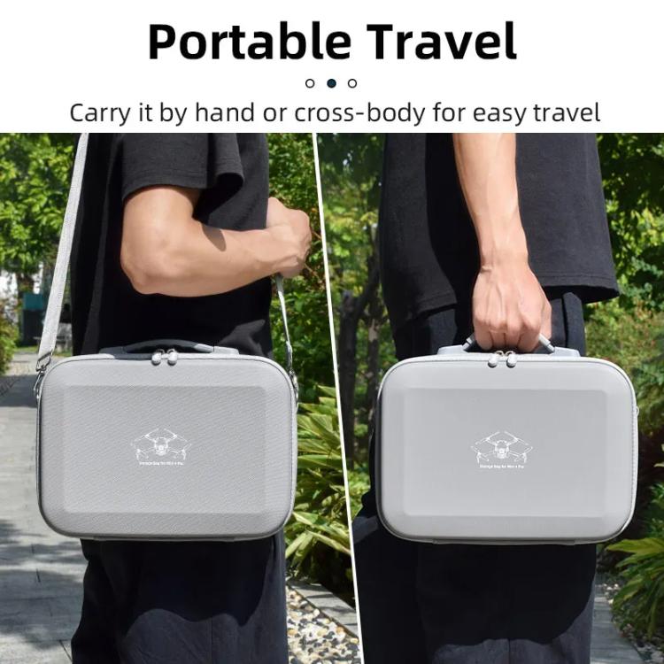 Borsa rigida per telecomando DJI Mini 4 Pro in pelle PU