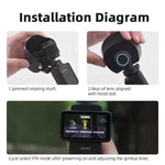 Parasole per obiettivo DJI Osmo Pocket 3 in ABS