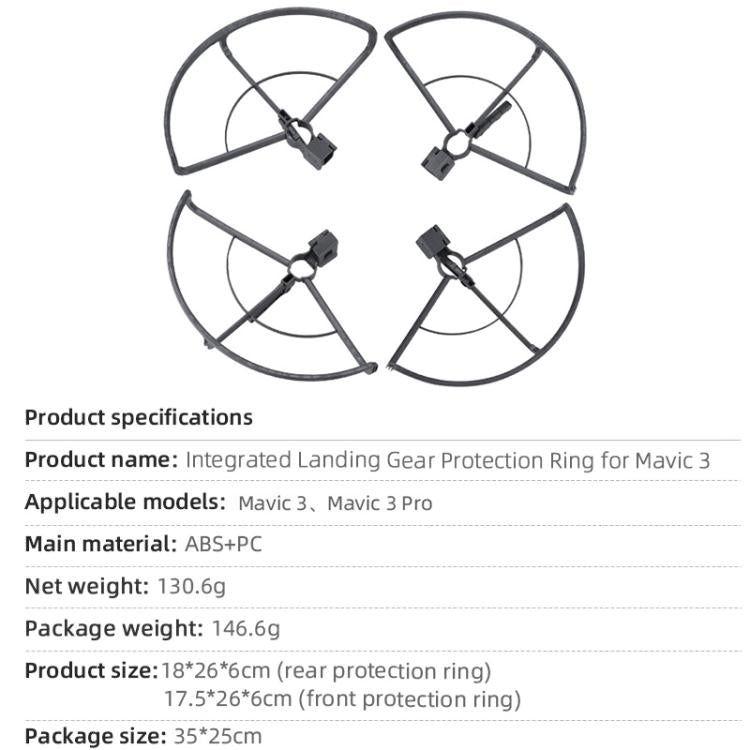 Anello protezione eliche per drone DJI Mavic 3 e 3 Pro