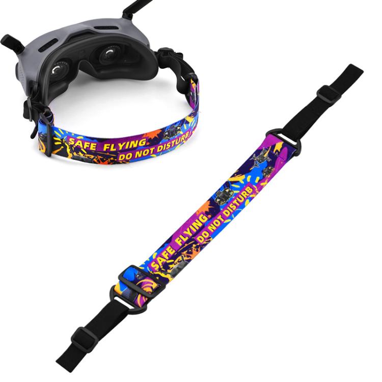 Fascia testa con stampa graffiti per occhiali DJI FPV