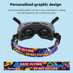 Fascia testa con stampa graffiti per occhiali DJI FPV
