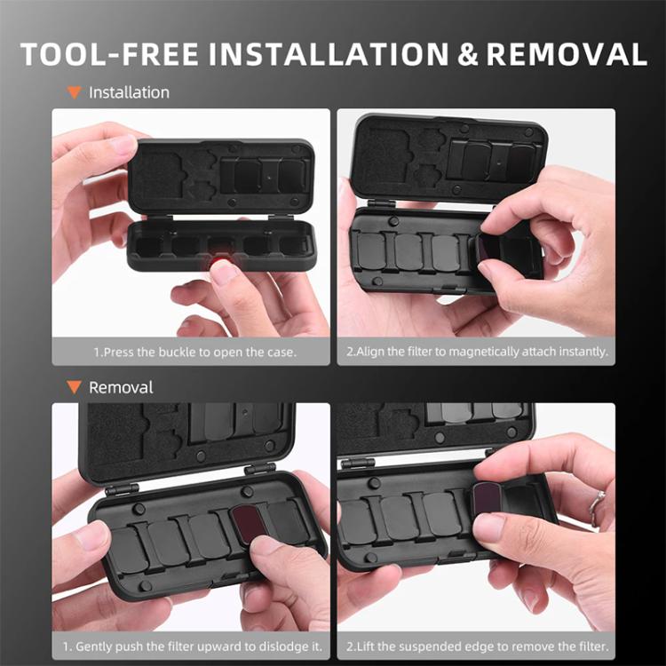 Custodia BRDRC per DJI Osmo Pocket 3 con scomparti interni