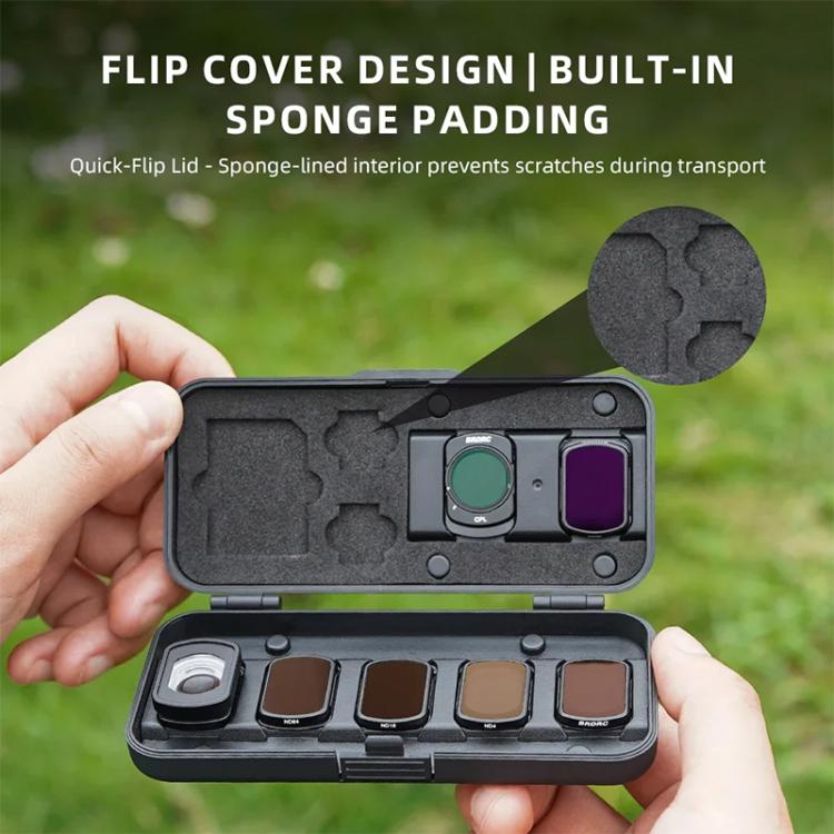 Custodia BRDRC per DJI Osmo Pocket 3 con scomparti interni