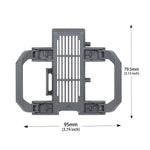 Per DJI Neo 2 STARTRC Slitta Anticaduta Antisporco Carrello di atterraggio rialzato Supporto per allenamento, For DJI Neo 2