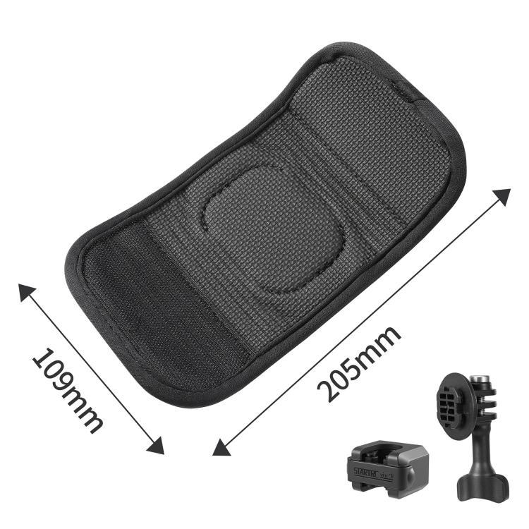 STARTRC Supporto a sgancio rapido con chiusura a strappo per selfie stick, Hook And Loop Mount