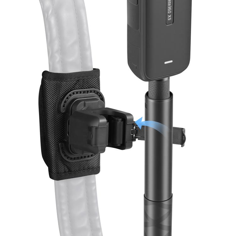STARTRC Supporto a sgancio rapido con chiusura a strappo per selfie stick, Hook And Loop Mount