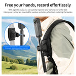 STARTRC Supporto a sgancio rapido con chiusura a strappo per selfie stick, Hook And Loop Mount