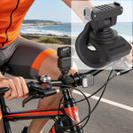 Sunnylife Supporto flessibile magnetico a sgancio rapido serie 360 con fascia avvolgente e clip per tubo bici per DJI Osmo Nano / Action 6, For DJI Osmo Nano / Action 6