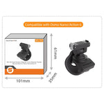 Sunnylife Supporto flessibile magnetico a sgancio rapido serie 360 con fascia avvolgente e clip per tubo bici per DJI Osmo Nano / Action 6, For DJI Osmo Nano / Action 6