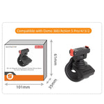 Sunnylife Supporto flessibile magnetico a sgancio rapido Serie 360 Cinghia Avvolgibile Supporto per Tubo Bicicletta Clip Supporto per DJI Osmo 360 / Action 5 Pro / 4 / 3, For DJI Osmo 360 / Action 5 Pro / 4 / 3