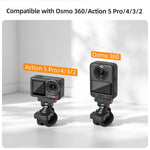Sunnylife Supporto flessibile magnetico a sgancio rapido Serie 360 Cinghia Avvolgibile Supporto per Tubo Bicicletta Clip Supporto per DJI Osmo 360 / Action 5 Pro / 4 / 3, For DJI Osmo 360 / Action 5 Pro / 4 / 3