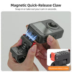 Sunnylife Supporto flessibile magnetico a sgancio rapido Serie 360 Cinghia Avvolgibile Supporto per Tubo Bicicletta Clip Supporto per DJI Osmo 360 / Action 5 Pro / 4 / 3, For DJI Osmo 360 / Action 5 Pro / 4 / 3