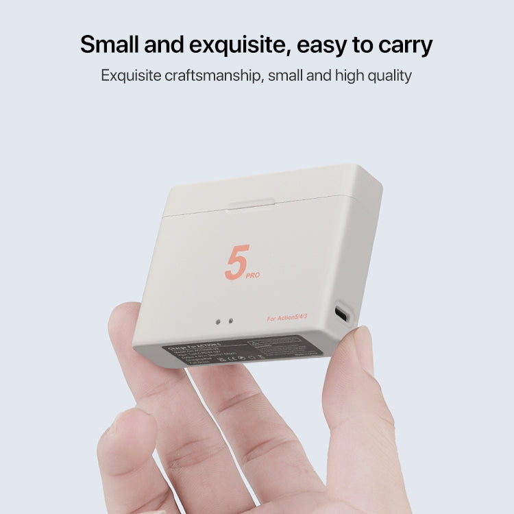 Caricabatterie doppio slot per DJI Osmo Action 5 Pro/4/3