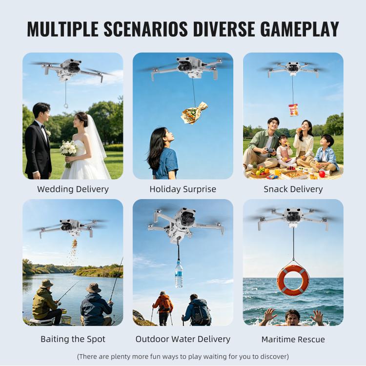 Per DJI Lito 1 / X1 STARTRC Air Dropping System Lanciatore Parabolico