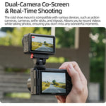 Sunnylife AD118 Adattatore magnetico a sgancio rapido Sunnylife Cold Shoe 1/4" con inclinazione regolabile a 180° per selfie stick, supporto per DJI Osmo 360 / Action 5 Pro / 4 / 3, AD118 For DJI Osmo 360 / Action 5 Pro