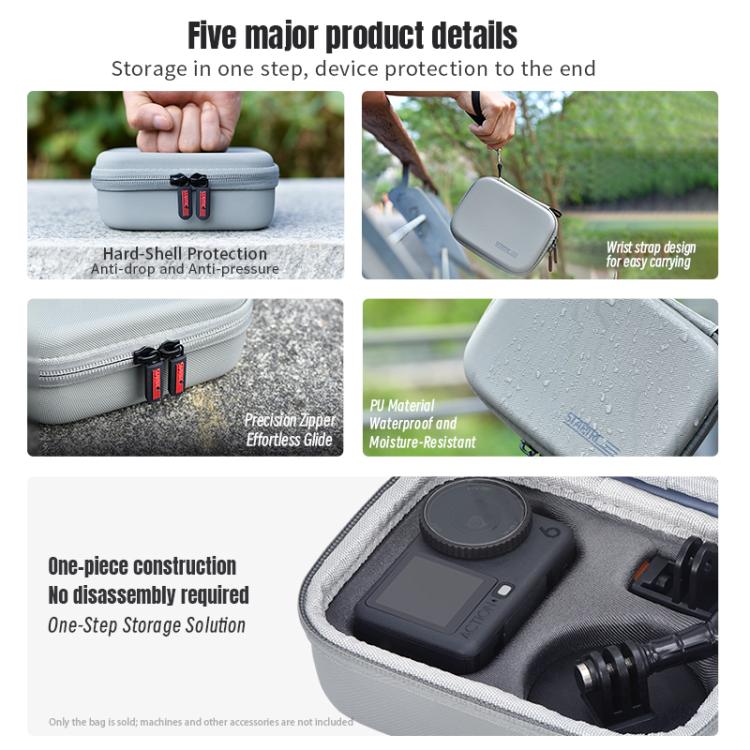 Per DJI Osmo Action 6 STARTRC Scatola di trasporto portatile Mini Standard Combo Bag, For DJI Osmo Action 6