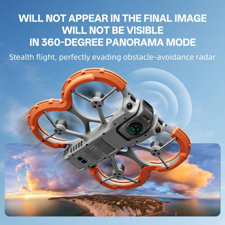 Paraurti di protezione per eliche galleggianti anti-affondamento per DJI Avata 360 STARTRC Light, For DJI Avata 360 (Orange)