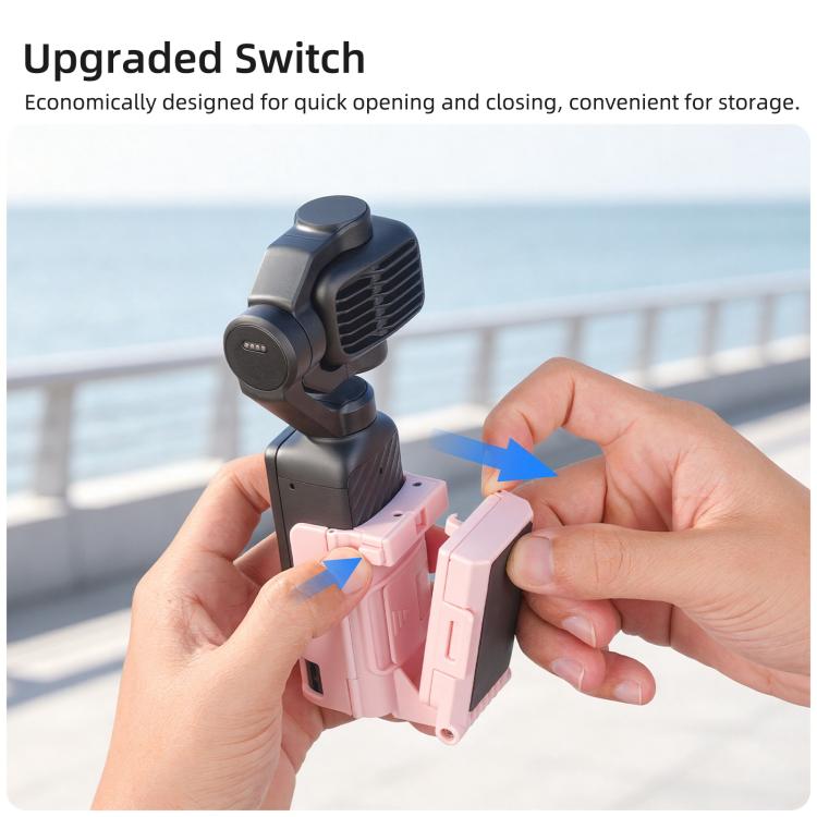 Supporto magnetico portatile Sunnylife per DJI Osmo Pocket 4P / 4 con scatola filtro, base da tavolo, angolazione regolabile., OP4-ZJ185
