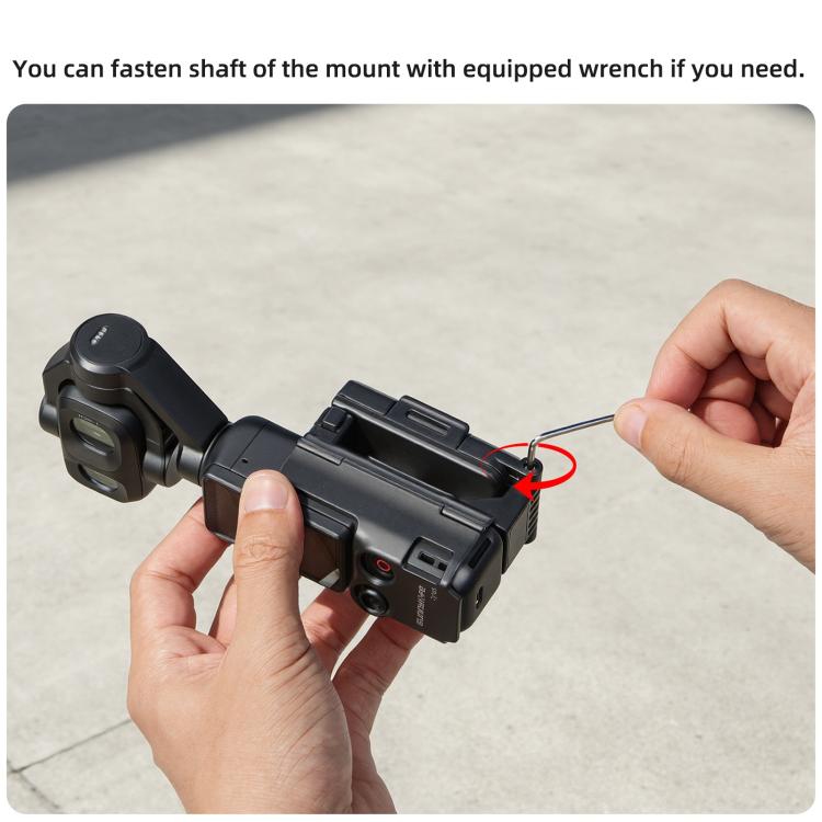Supporto magnetico portatile Sunnylife per DJI Osmo Pocket 4P / 4 con scatola filtro, base da tavolo, angolazione regolabile., OP4-ZJ185