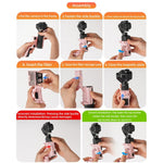 Supporto magnetico portatile Sunnylife per DJI Osmo Pocket 4P / 4 con scatola filtro, base da tavolo, angolazione regolabile., OP4-ZJ185