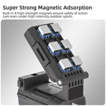 Supporto magnetico portatile Sunnylife per DJI Osmo Pocket 4P / 4 con scatola filtro, base da tavolo, angolazione regolabile., OP4-ZJ185