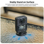 Supporto magnetico a sgancio rapido Sunnylife con inclinazione regolabile di 1/4" e 180° per DJI Osmo 360 / Action 5 Pro / 4 / 3 / 2, DZ-140 For DJI Osmo 360 / Action 5 Pro