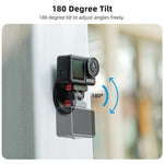 Supporto magnetico a sgancio rapido Sunnylife con inclinazione regolabile di 1/4" e 180° per DJI Osmo 360 / Action 5 Pro / 4 / 3 / 2, DZ-140 For DJI Osmo 360 / Action 5 Pro