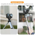 Supporto magnetico a sgancio rapido bidirezionale Sunnylife con inclinazione regolabile di 1/4" e 180° per DJI Osmo Nano / Action 6, DZ-141 For DJI Osmo Nano / Action 6