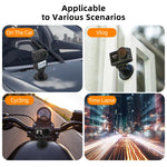 Supporto magnetico a sgancio rapido bidirezionale Sunnylife con inclinazione regolabile di 1/4" e 180° per DJI Osmo Nano / Action 6, DZ-141 For DJI Osmo Nano / Action 6