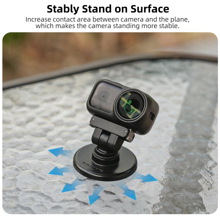 Supporto magnetico a sgancio rapido bidirezionale Sunnylife con inclinazione regolabile di 1/4" e 180° per DJI Osmo Nano / Action 6, DZ-141 For DJI Osmo Nano / Action 6