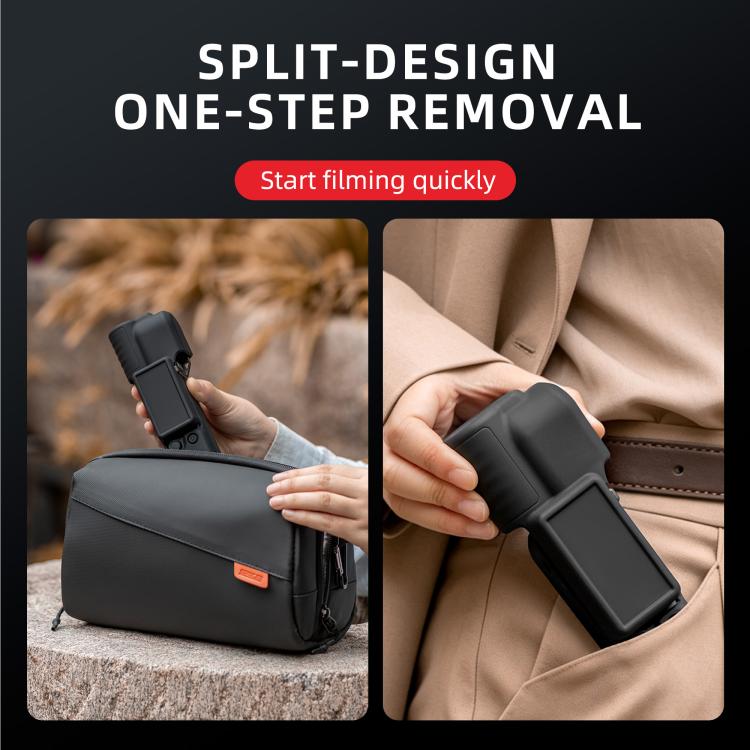 Custodia in silicone per obiettivo e corpo DJI Osmo Pocket 4 STARTRC 2 in 1 Gimbal.