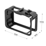 Adattatore di espansione verticale-orizzontale per gabbia in plastica STARTRC per DJI Osmo Action 6 con slitta a caldo., For DJI Osmo Action 6 Plastic Cage