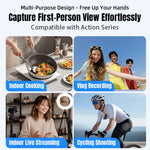 Supporto magnetico da collo per action camera STARTRC, tracolla per vlog e POV.