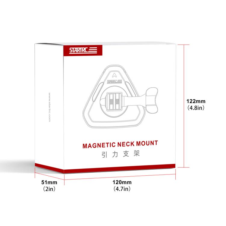Supporto magnetico da collo per action camera STARTRC, tracolla per vlog e POV.