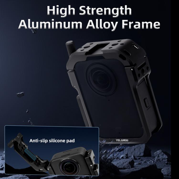Telaio di espansione con gabbia protettiva in metallo YELANGU per DJI Osmo 360., For DJI Osmo 360 Cage