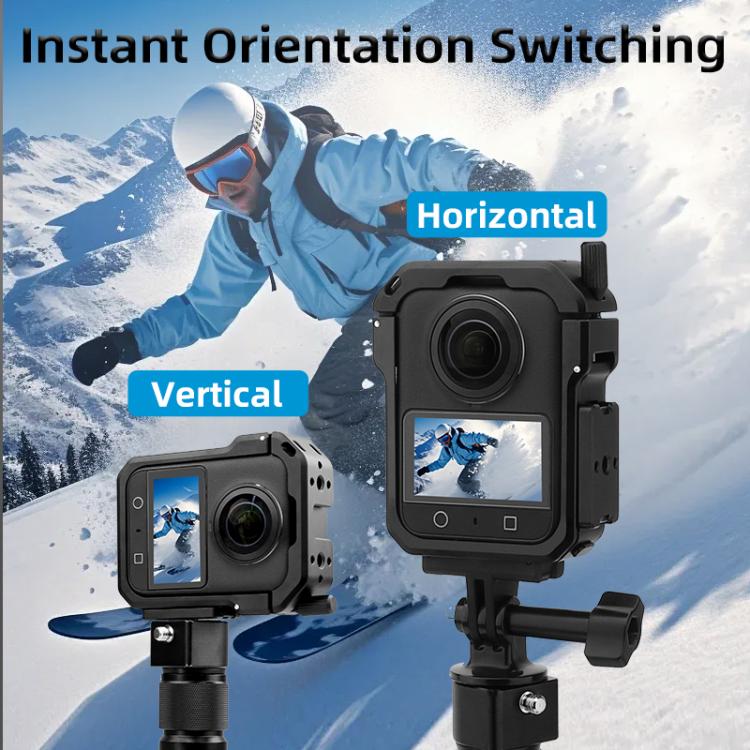 Telaio di espansione con gabbia protettiva in metallo YELANGU per DJI Osmo 360., For DJI Osmo 360 Cage