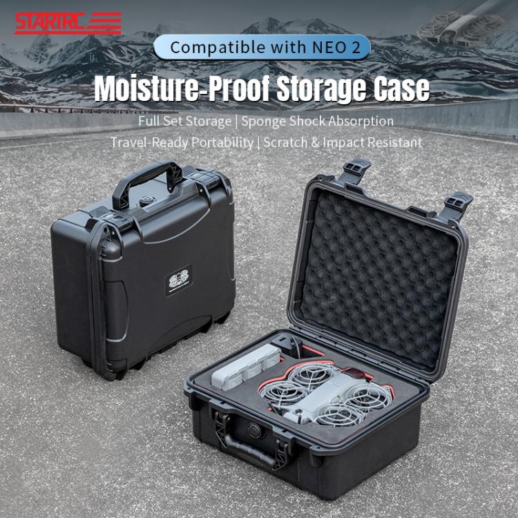 Valigetta portatile mini in PP impermeabile e antideflagrante per DJI Neo 2 STARTRC, For DJI Neo 2 Mini Box