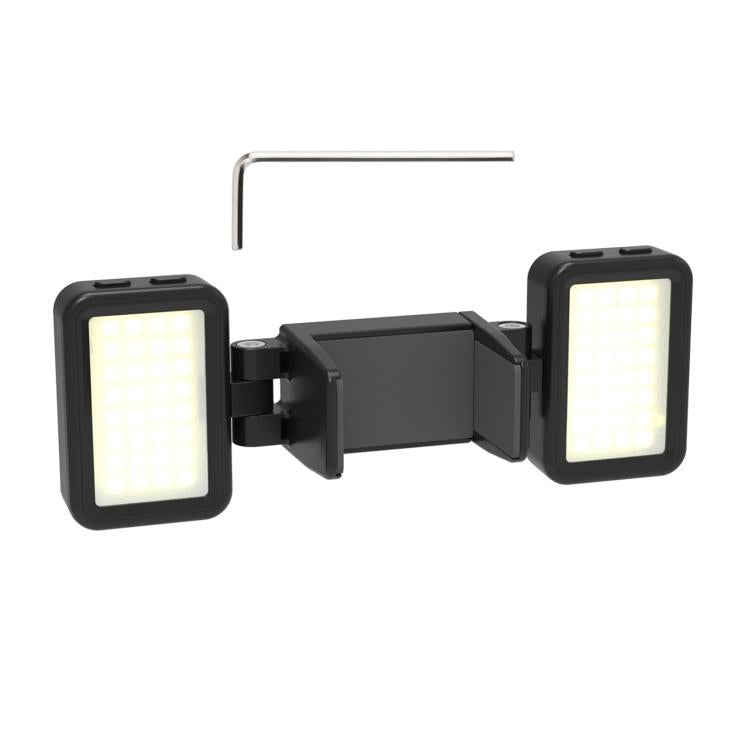 Per DJI Osmo Pocket 3 Sunnylife Luce video a LED regolabile con sgancio rapido, luce di riempimento tricolore dimmerabile, lampada portatile